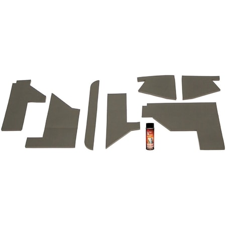 Aftermarket AM Fits JD30UK-E Black Upholstery Kit Fits John Deere 4030 4230 4430 4630 4052-P30ECFK